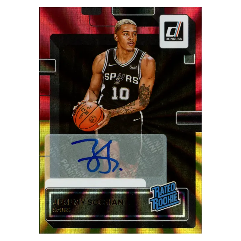 2022 Jeremy Sochan Auto #209 Panini Donruss