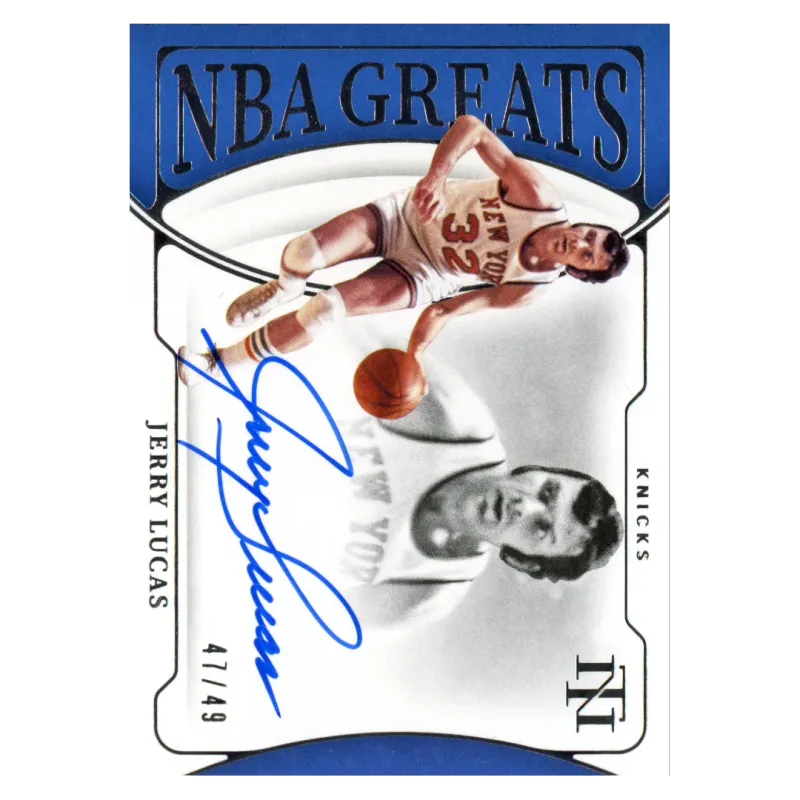 2021 Jerry Lucas Auto /49 #NGS-JLU Panini National Treasures