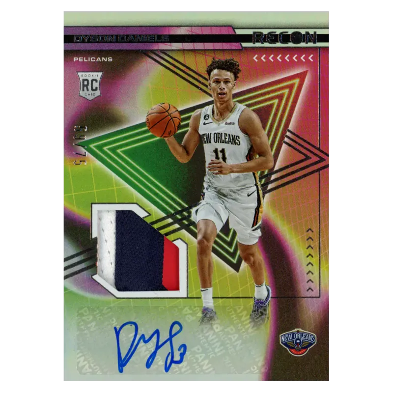 2022 Dyson Daniels Auto /75 #RJA-DYD Panini Recon