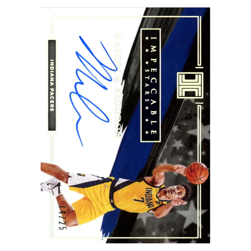 2020 Malcolm Brogdon Auto /25 #IST-MBR Panini Impeccable