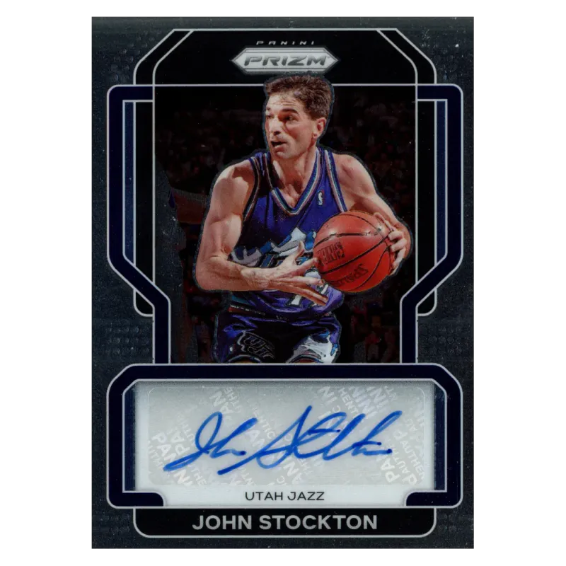 2021 John Stockton Auto #SG-JSK Panini Prizm