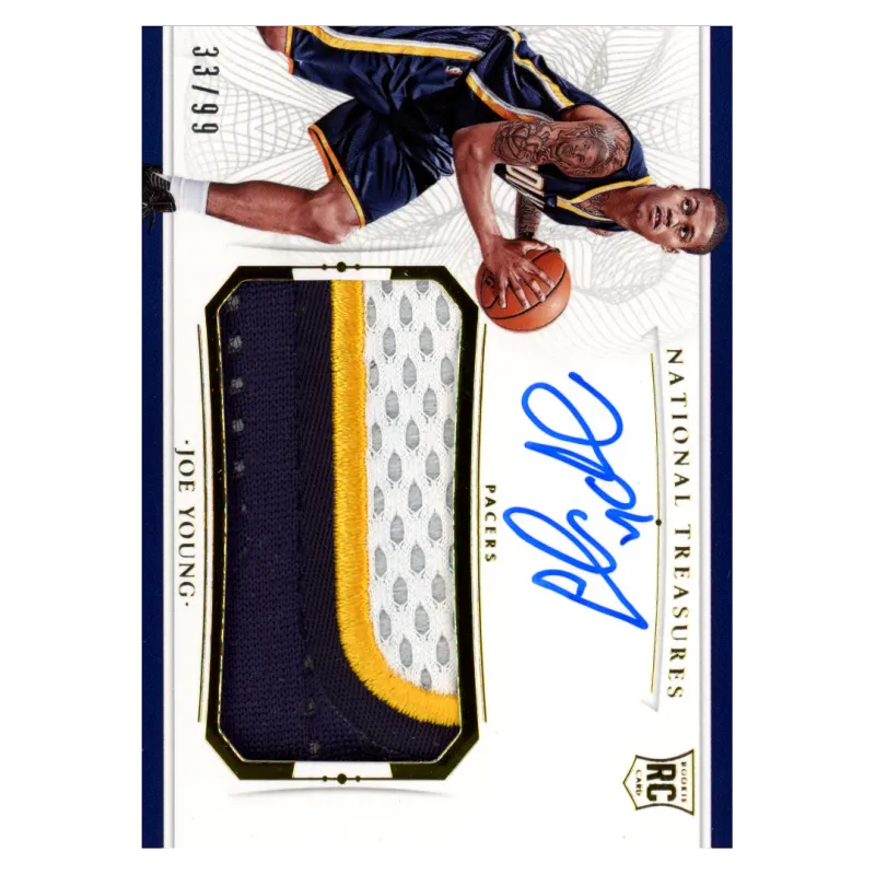 2015 Joe Young Auto /99 #136 Panini National Treasures