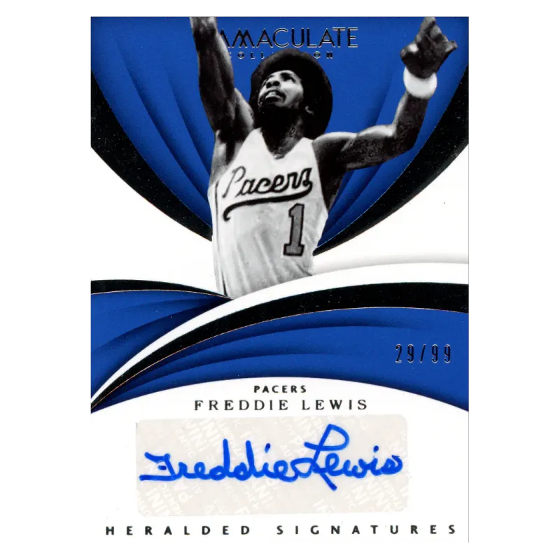 2017 Freddie Lewis Auto /99 #HS-FLW Panini Immaculate