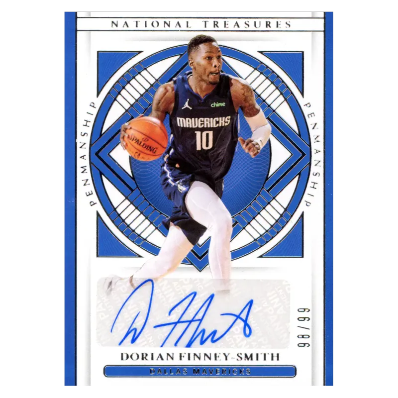 2020 Dorian Finney-Smith Auto /99 #PEN-DFS Panini National Treasures