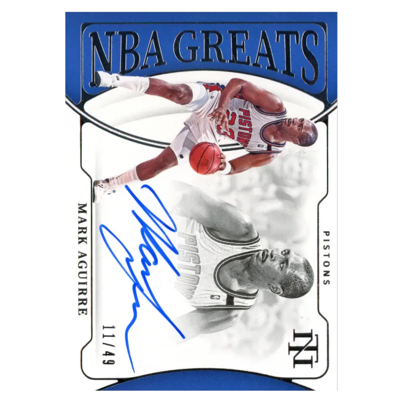 2021 Mark Aguirre Auto /49 #NGS-MAG Panini National Treasures