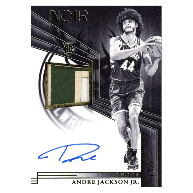 2023 Andre Jackson Jr. Auto /25 #327 Panini Noir
