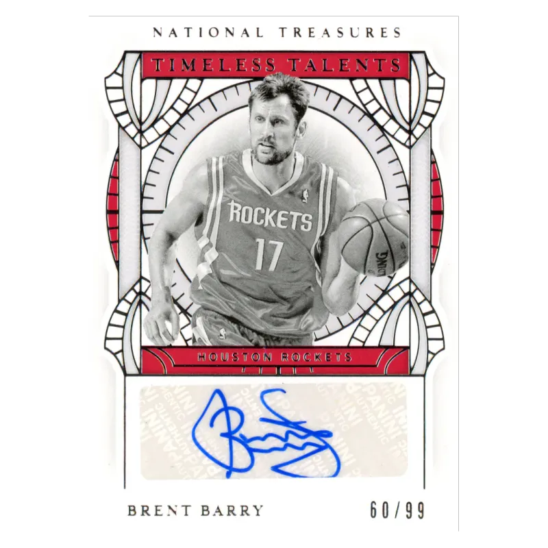2020 Brent Barry Auto /99 #TT-BRB Panini National Treasures