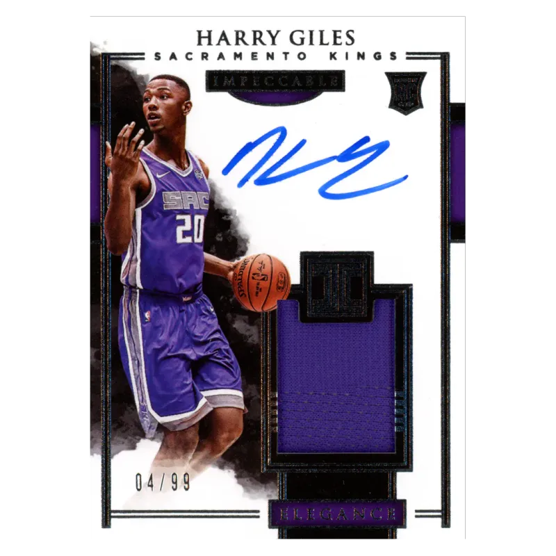 2017 Harry Giles Auto /99 #124 Panini Impeccable