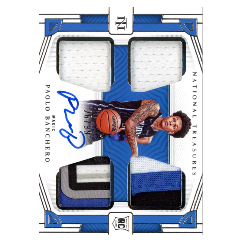 2022 Paolo Banchero Auto /99 #RMQ-PBC Panini National Treasures