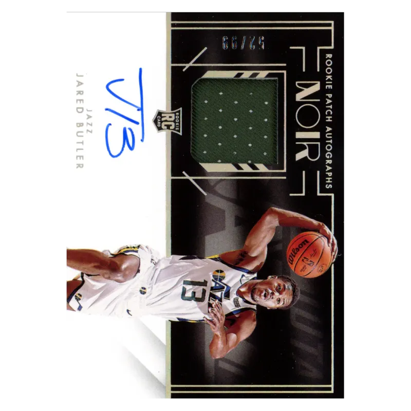 2021 Jared Butler Auto /99 #380 Panini Noir