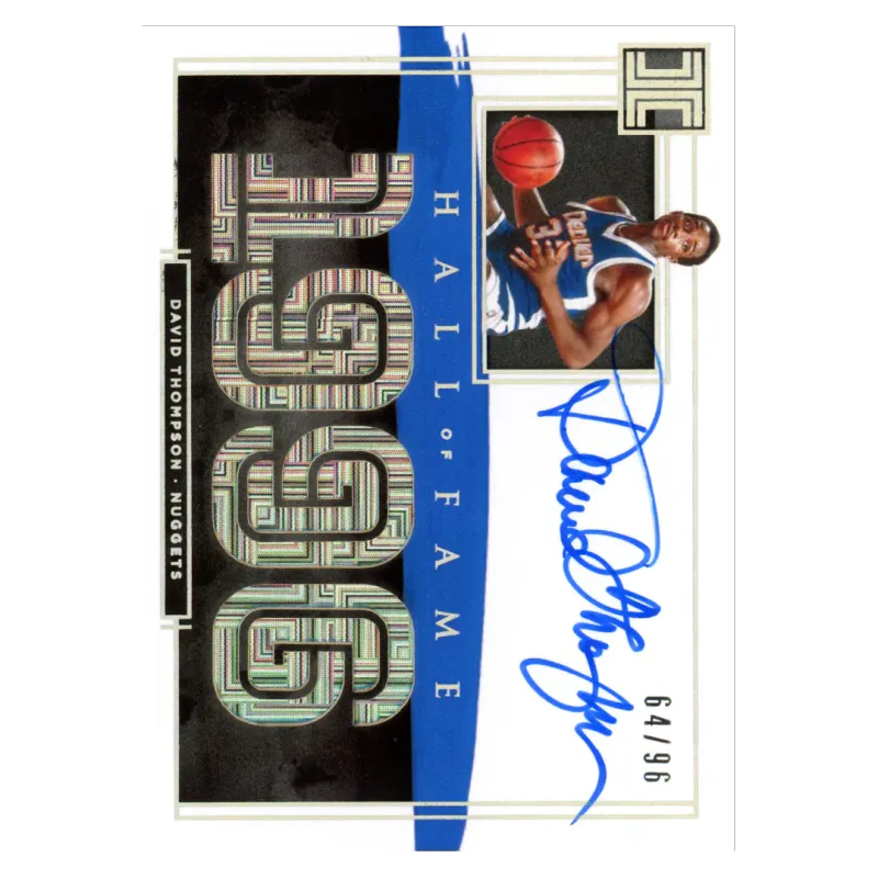 2020 David Thompson Auto /96 #IH-DTH Panini Impeccable