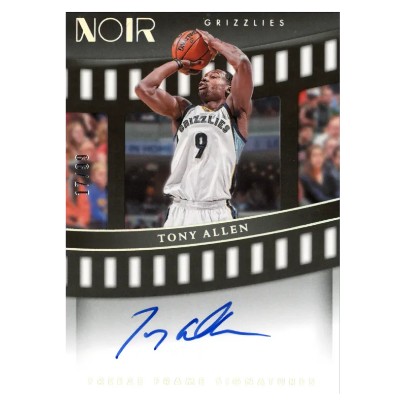 2022 Tony Allen Auto /99 #FRF-TAL Panini Noir