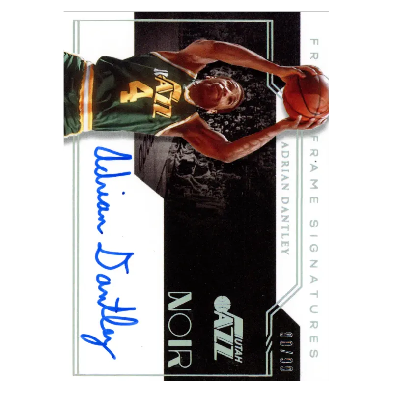 2020 Adrian Dantley Auto /99 #FF-ADA Panini Noir