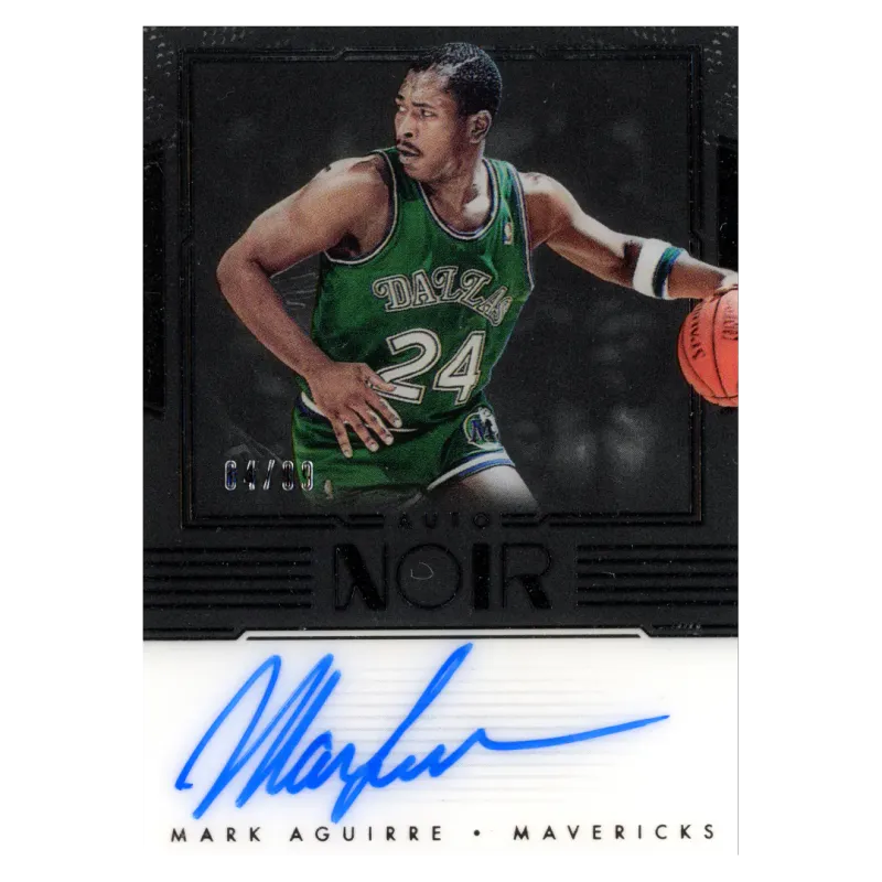 2017 Mark Aguirre Auto /99 #ANC-MA Panini Noir