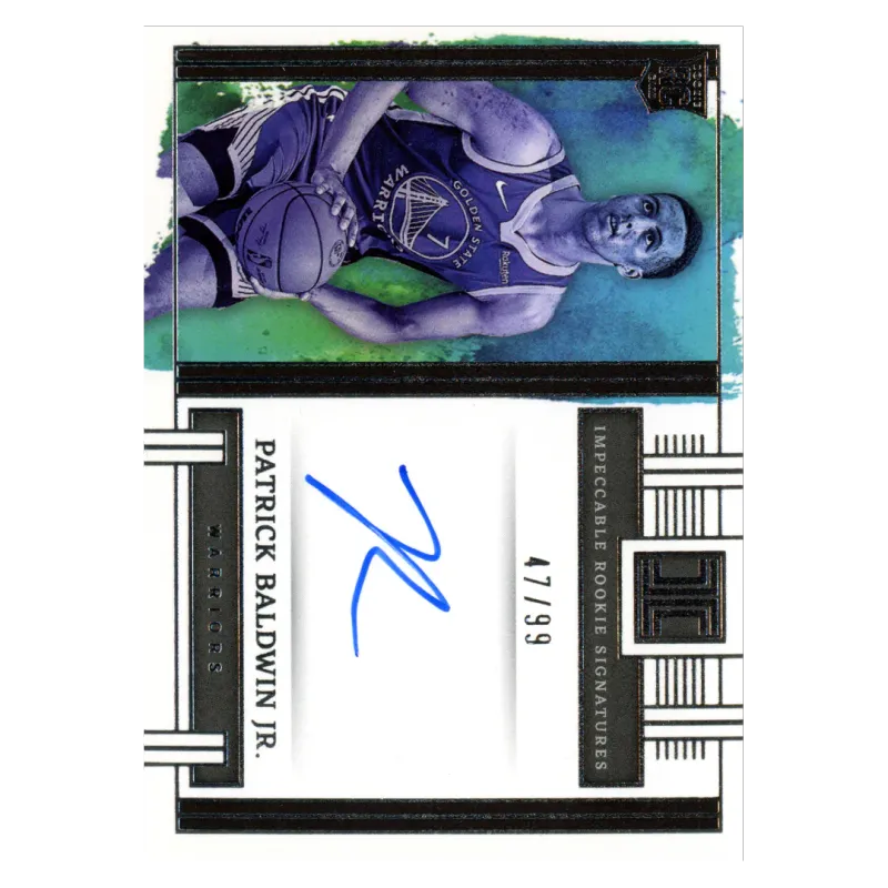2022 Patrick Baldwin Jr. Auto /99 #IRS-PBJ Panini Impeccable