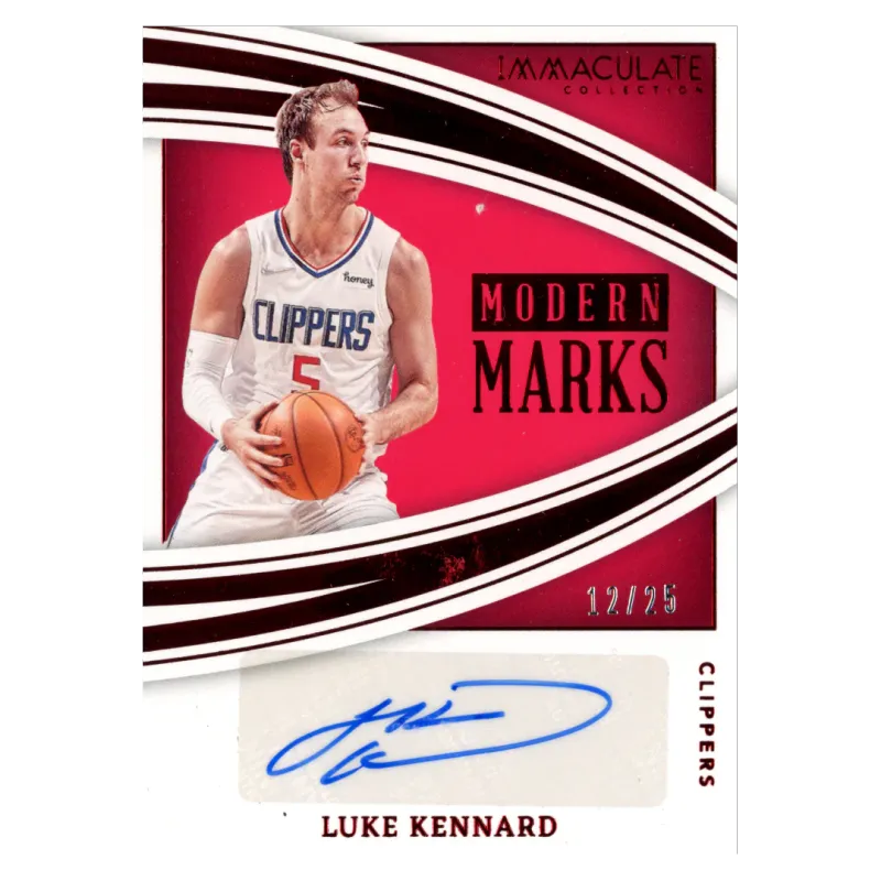 2021 Luke Kennard Auto /25 #MM-LKK Panini Immaculate
