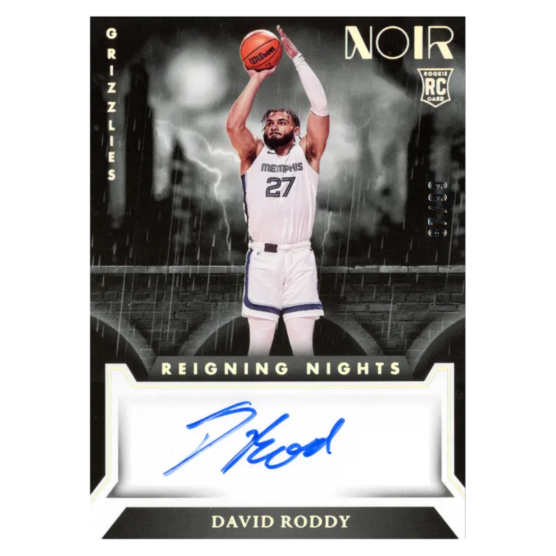 2022 David Roddy Auto /99 #RNS-DRO Panini Noir