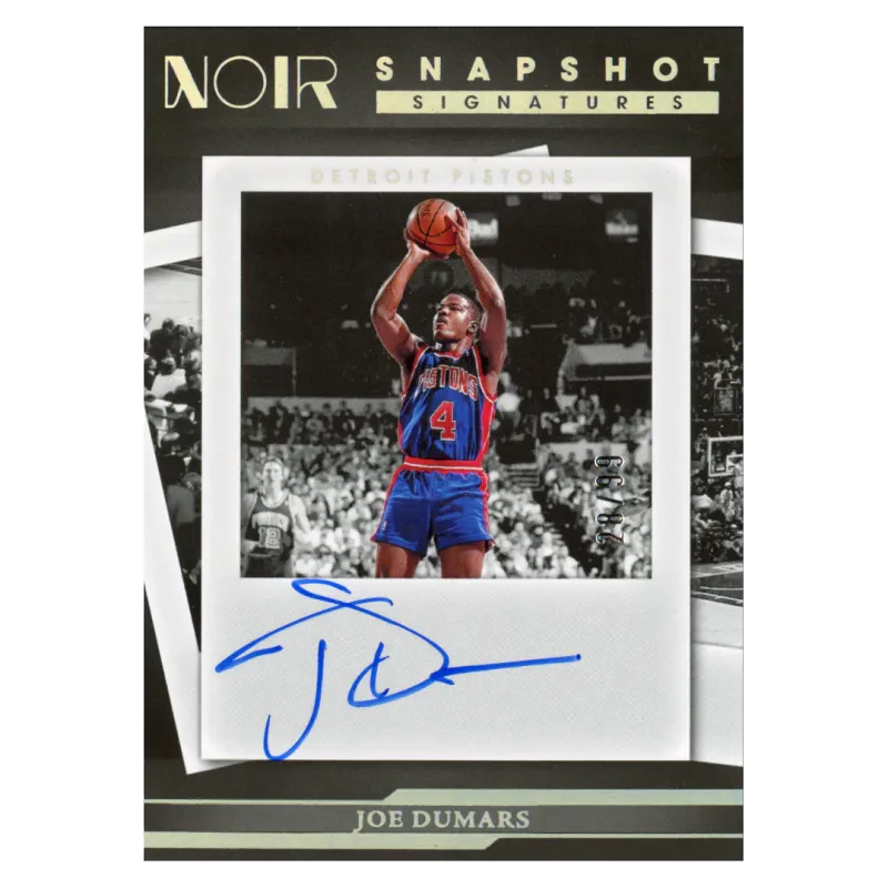 2022 Joe Dumars Auto /99 #SNP-JOE Panini Noir