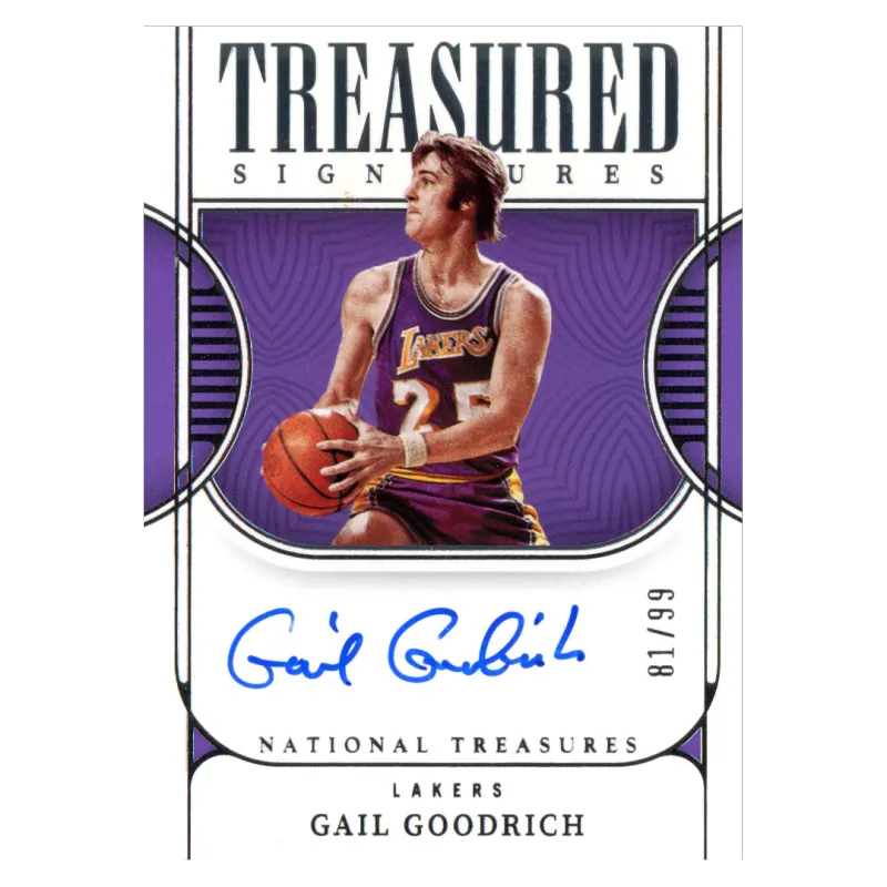 2022 Gail Goodrich Auto /99 #TS-GGR Panini National Treasures