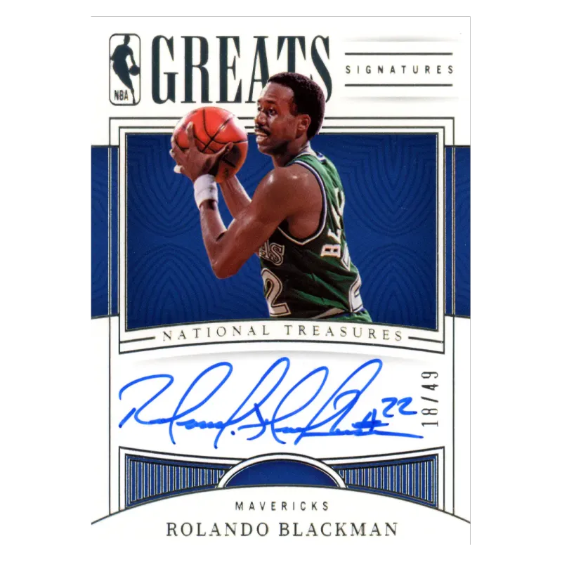 2022 Rolando Blackman Auto /49 #NGS-RBM Panini National Treasures