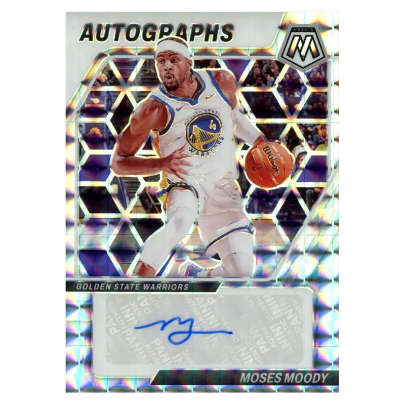 2023 Moses Moody Auto #AM-MOO Panini Mosaic