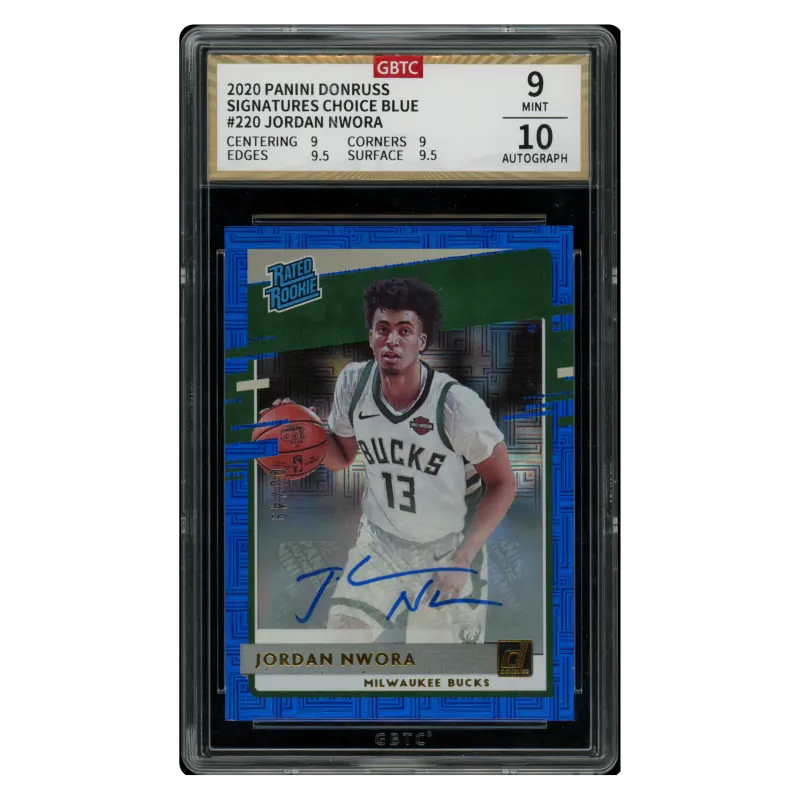 2020 Jordan Nwora Auto /49 #220 Panini Donruss