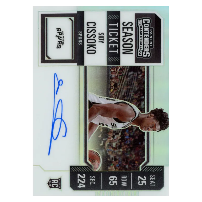 2023 Sidy Cissoko Auto #137 Panini Contenders