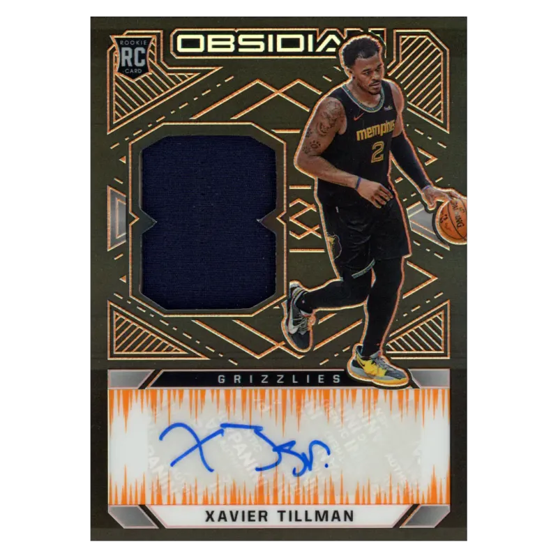 2020 Xavier Tillman Auto /35 #202 Panini Obsidian