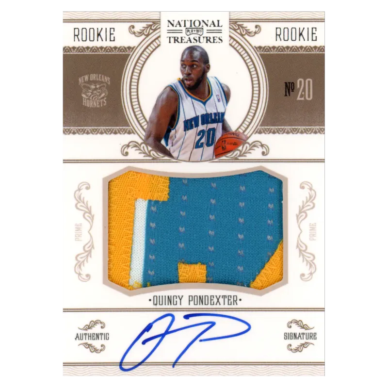 2011 Quincy Pondexter Auto /99 #224 Panini National Treasures