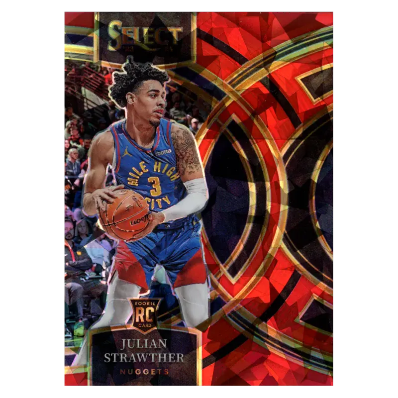 2023 Julian Strawther Red Ice #101 Panini Select