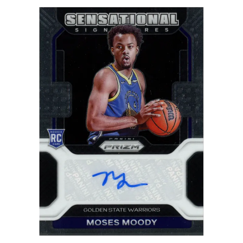 2021 Moses Moody Auto #SS-MMO Panini Prizm