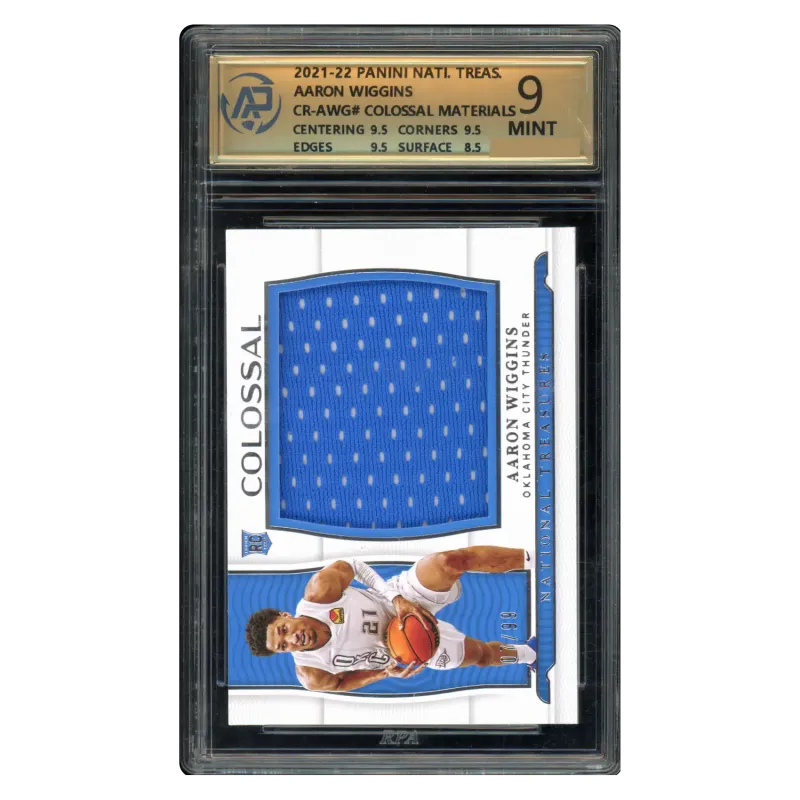2021 Aaron Wiggins Jersey /99 #CR-AWG Panini National Treasures