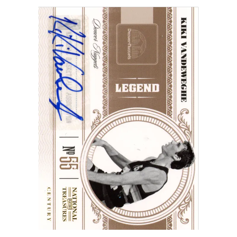 2011 Kiki Vandeweghe Auto /99 #116 Panini National Treasures