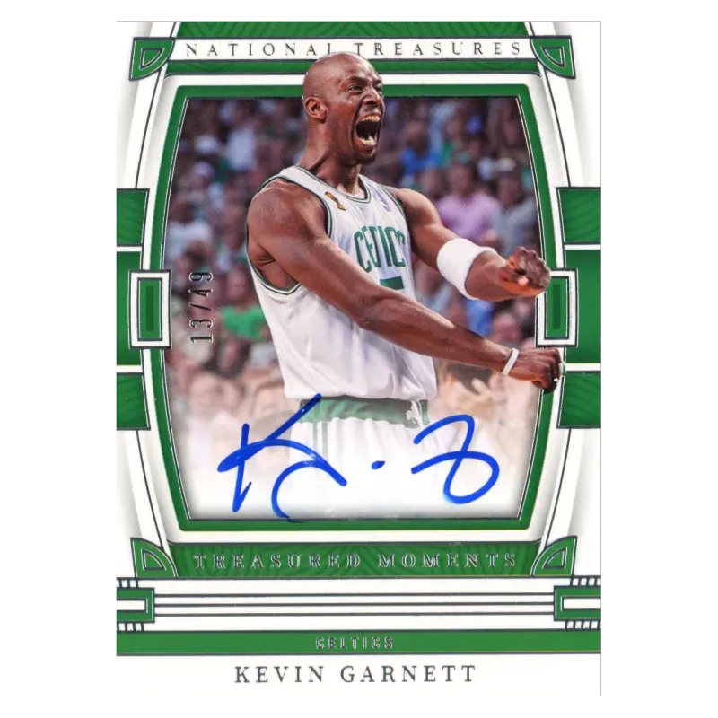 2022 Kevin Garnett Auto /49 #TM-KVG Panini National Treasures