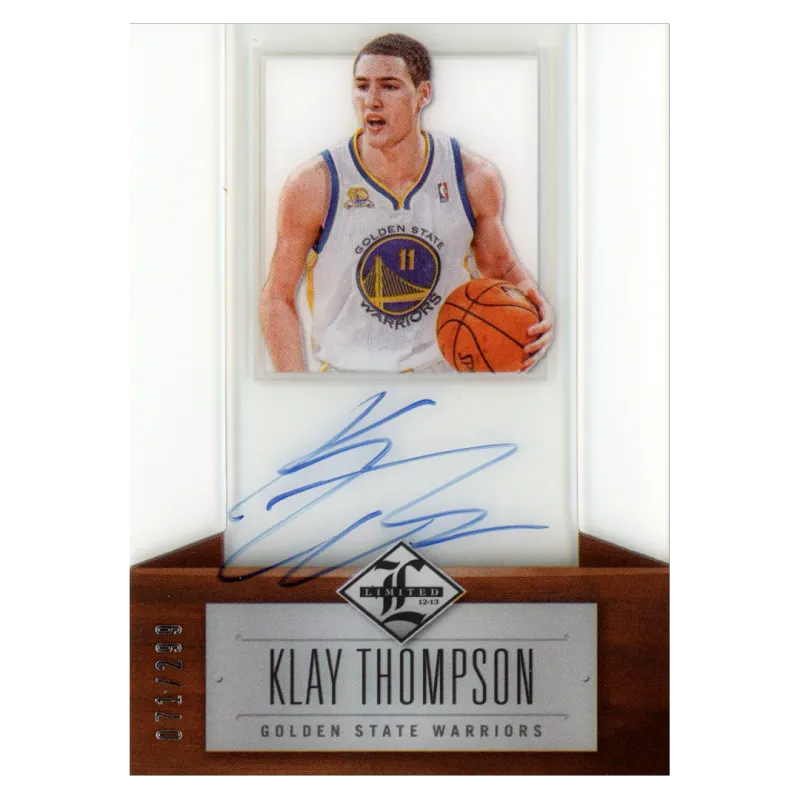 2012 Klay Thompson Auto /299 #190 Panini Limited