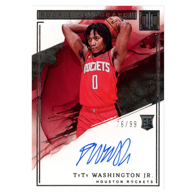 2022 TyTy Washington Jr. Auto /99 #RA-TYW Panini Impeccable