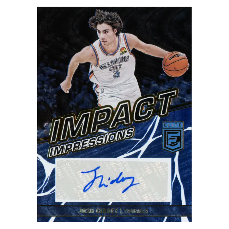 2022 Josh Giddey Auto /25 #II-JGD Panini Donruss