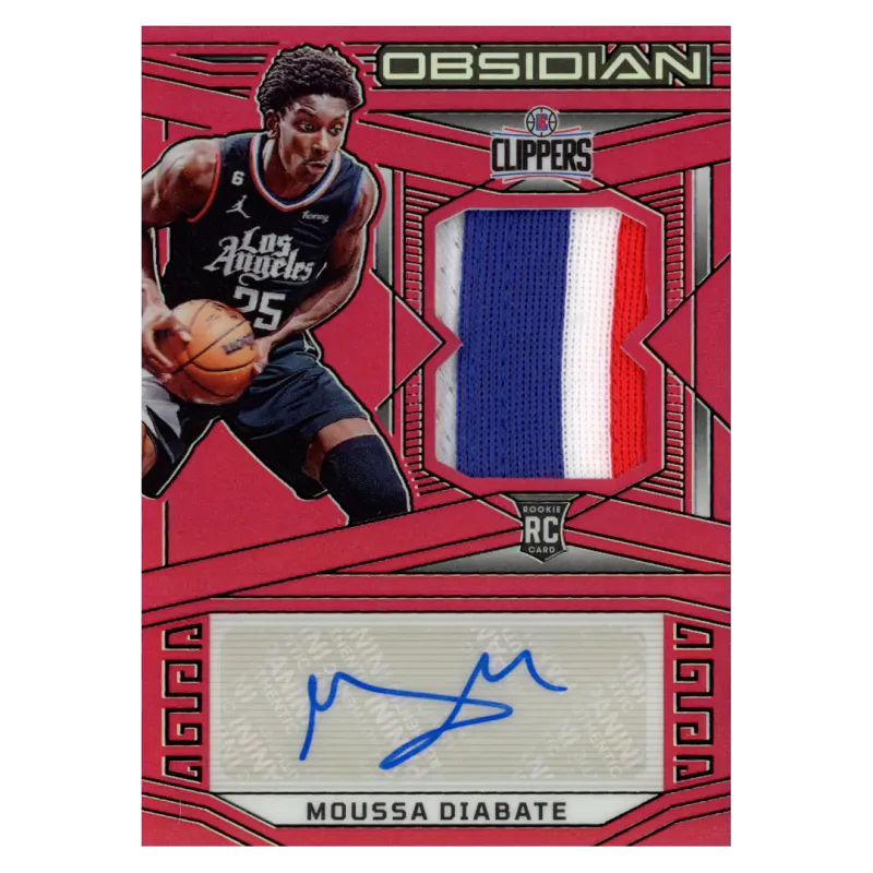 2022 Moussa Diabate Auto #205 Panini Obsidian