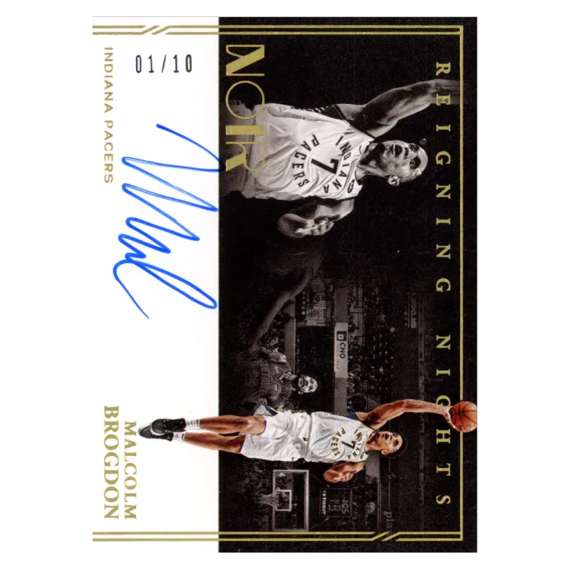 2020 Malcolm Brogdon Auto /10 #RN-MBR Panini Noir