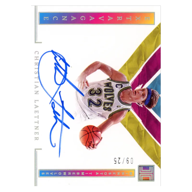 2022 Christian Laettner Auto /25 #EA-CLT Panini Impeccable