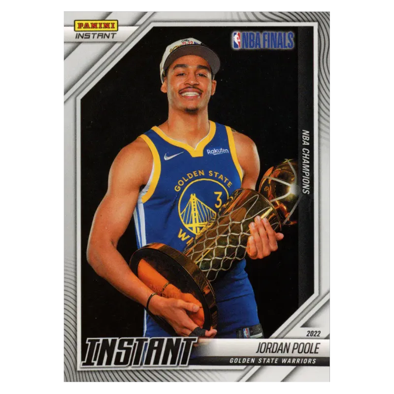 2021 Jordan Poole No.13 #13 Panini Instant