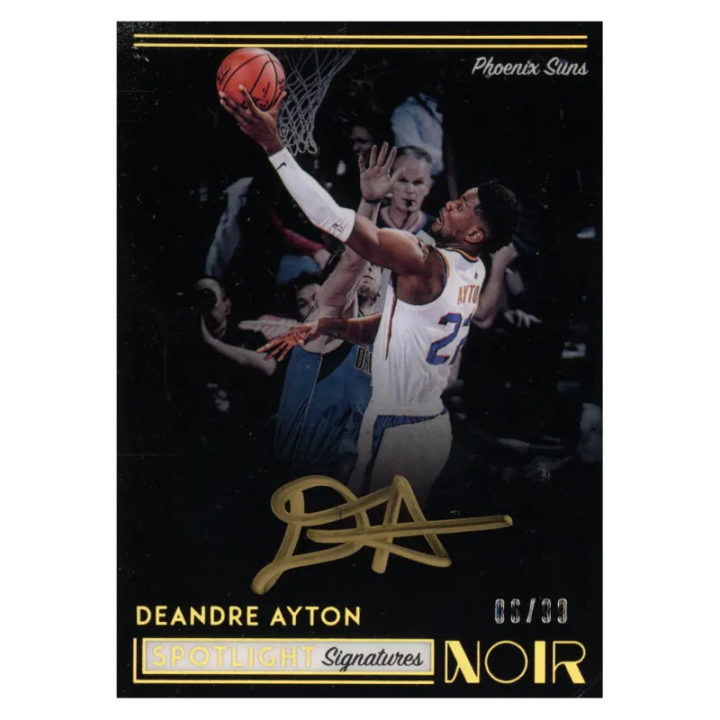 2018 Deandre Ayton Auto /99 #SSV-DAY Panini Noir