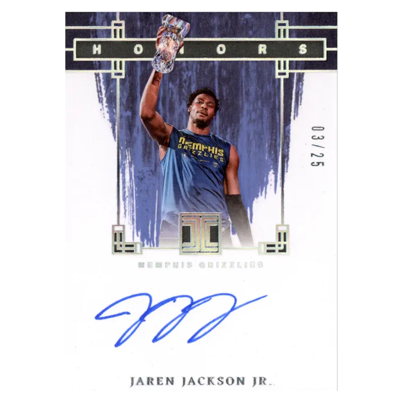 2023 Jaren Jackson Jr. Auto /25 #HIS-JJJ Panini Impeccable