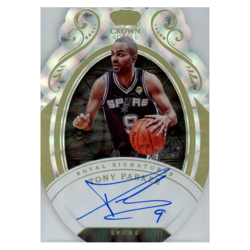 2022 Tony Parker Auto /17 #RS-TPK Panini Crown Royale