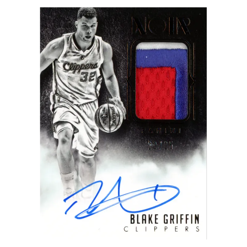 2014 Blake Griffin Auto /25 #ABW-BG Panini Noir