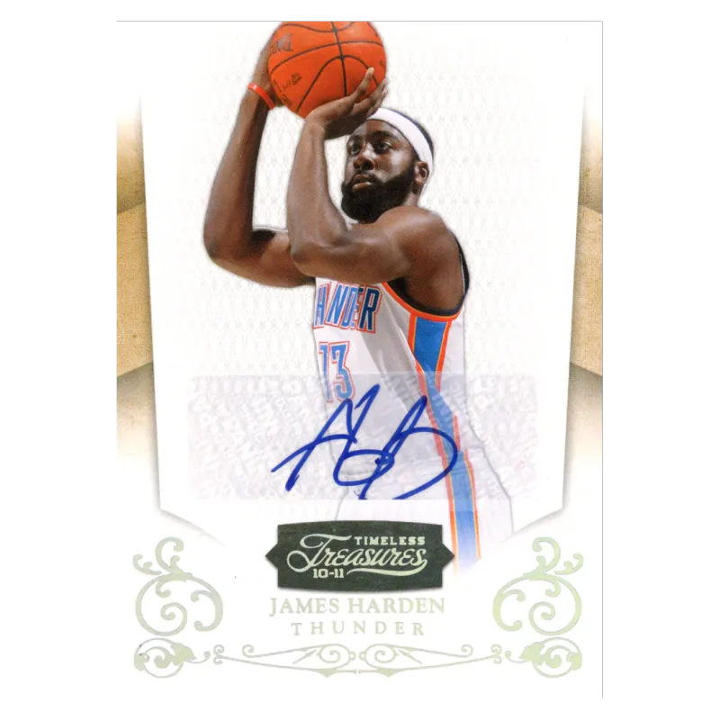 2010 James Harden Auto /25 #29 Panini Timeless Treasures