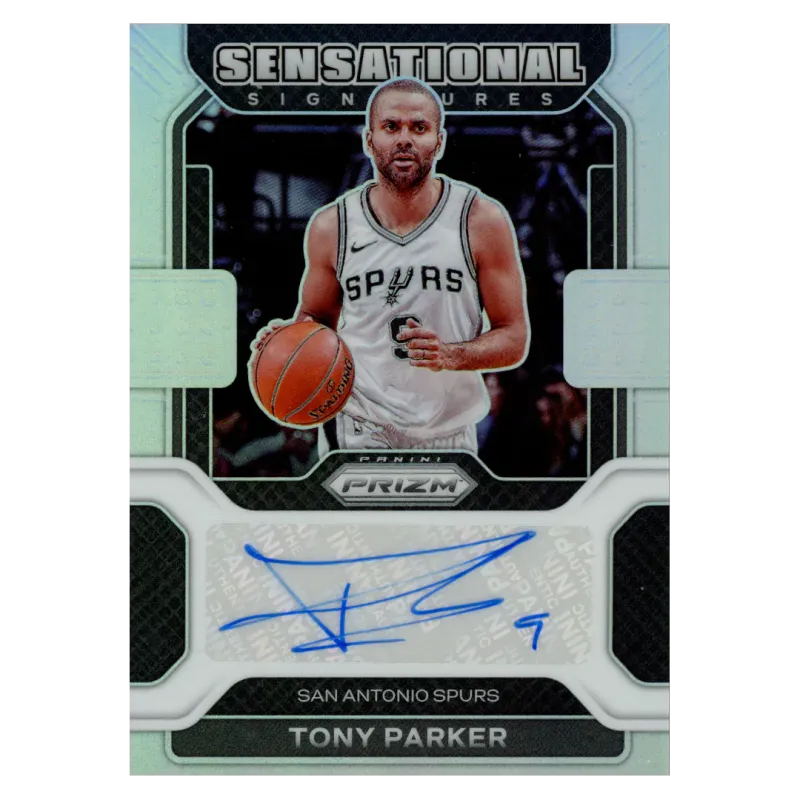 2021 Tony Parker Auto #SS-TPK Panini Prizm