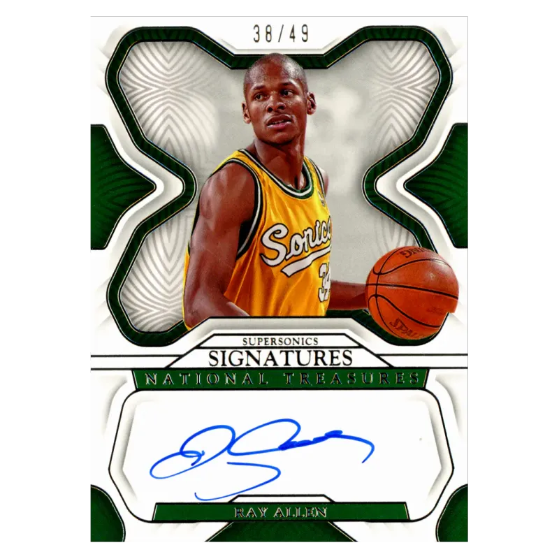 2022 Ray Allen Auto /49 #S-RAY Panini National Treasures