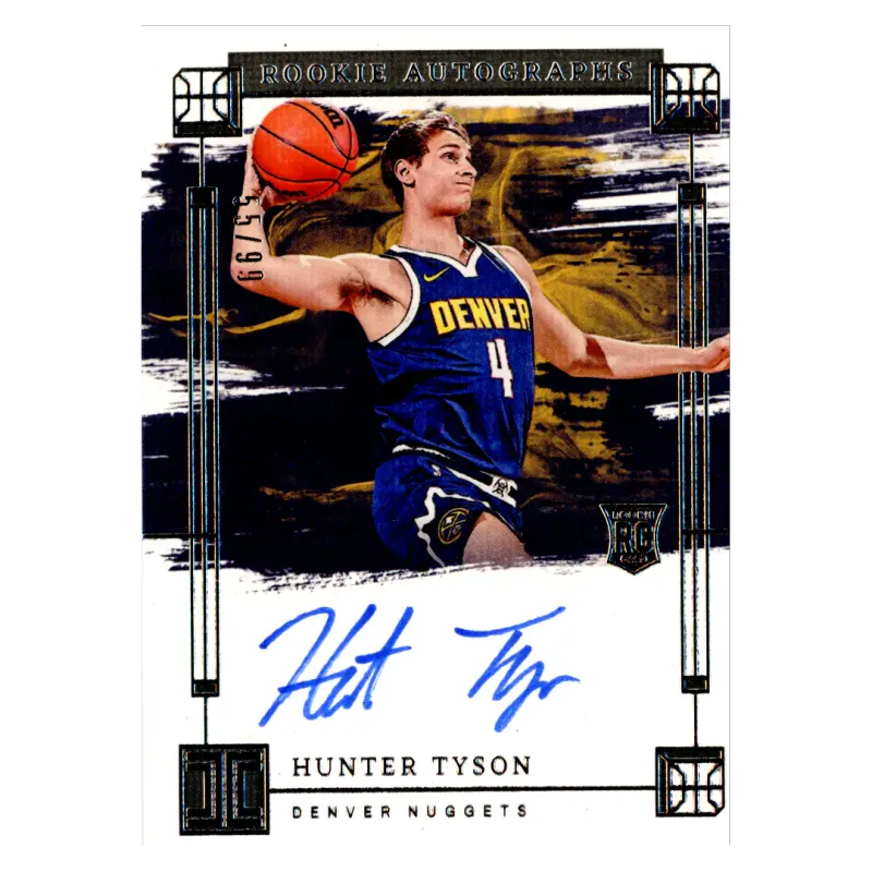2023 Hunter Tyson Auto /99 #RA-TYS Panini Impeccable